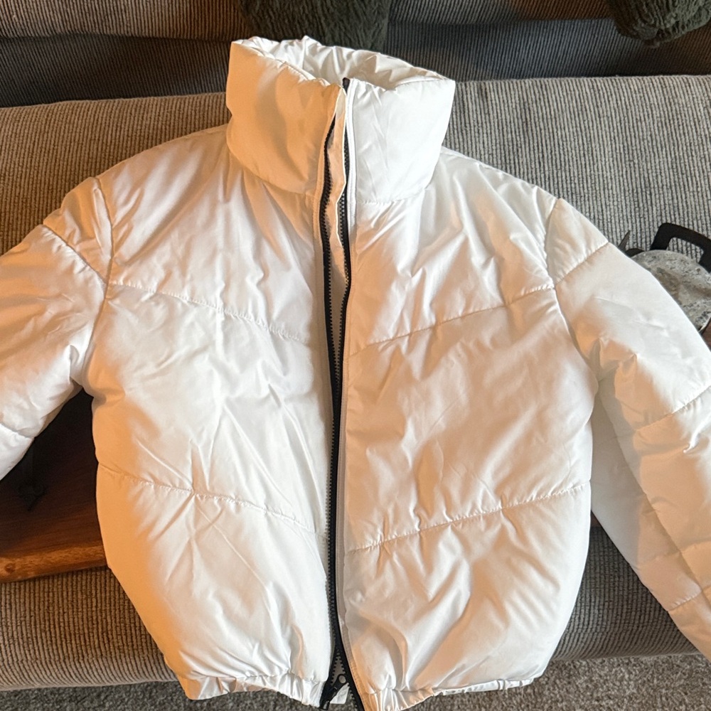 White Puffer Jacket